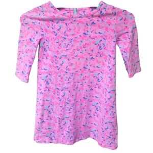 Vineyard Vines Whale Print Dress Size XS 5-6 Girls